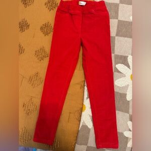 Boden Girls Vibrant Red Corduroy Pants